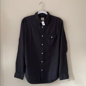 Gap Men’s Charcoal Button Down NWT Size M